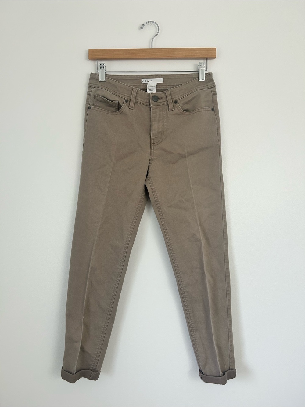 Cleo Every Body Taupe Women’s Slim Skinny Jeans